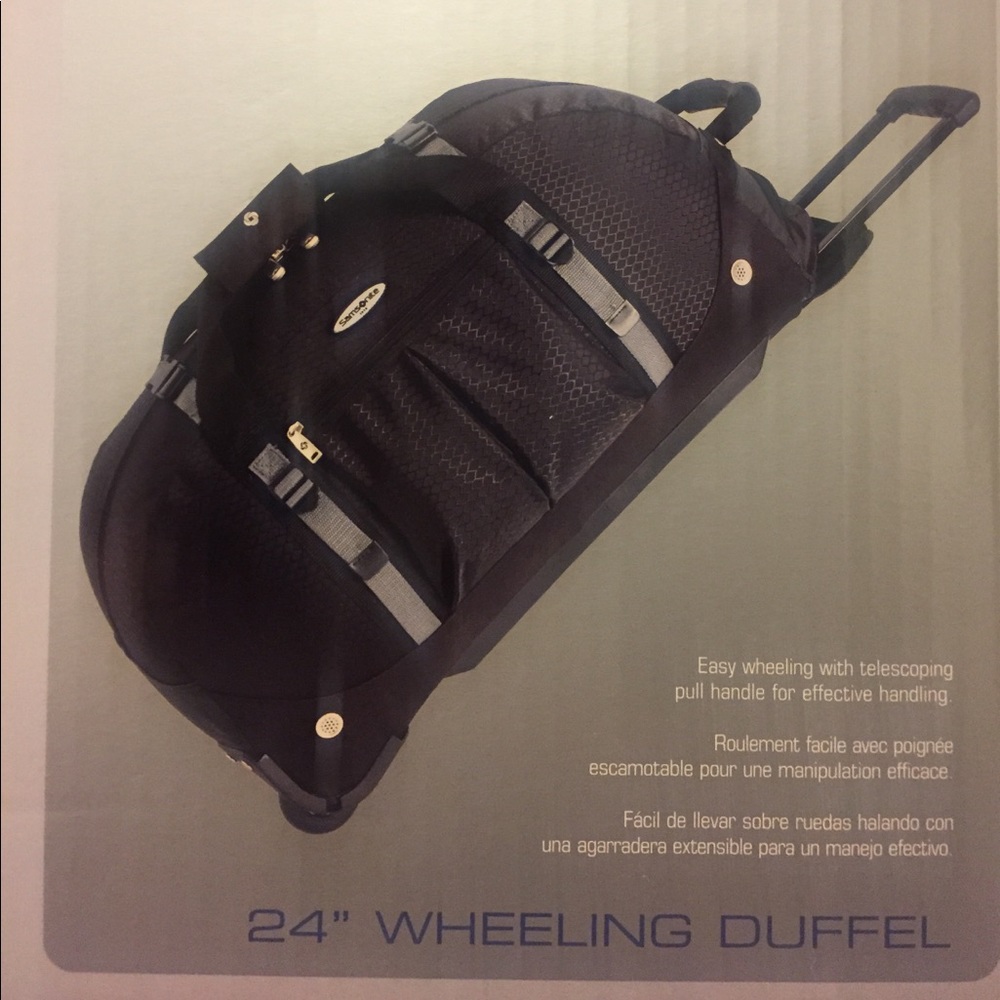 SOLD! Samsonite Carry on wheeled duffel