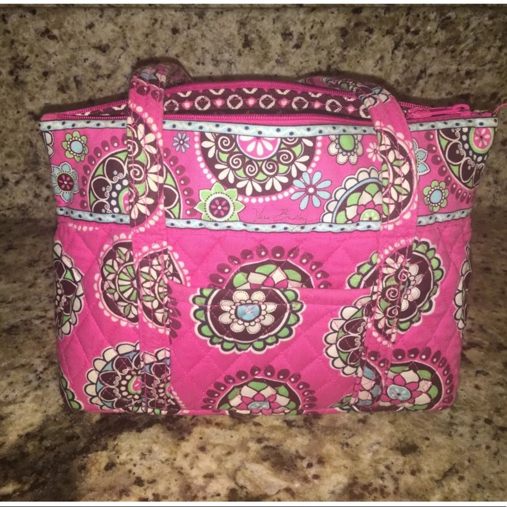 Vera Bradley Pink Cupcakes Little Betsy Purse NWOT