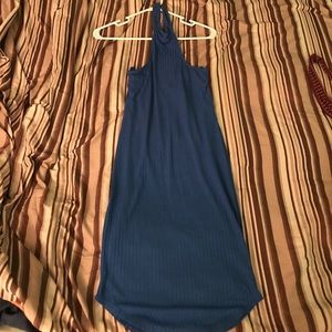 Halter Blue Dress ( Brand New )