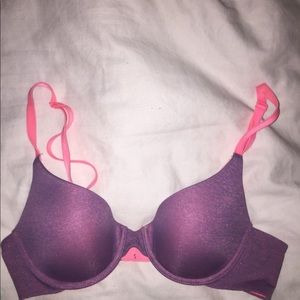 Purple and pink Victoria Secret 32A bra