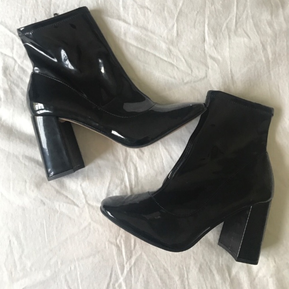 ASOS Patent Vegan Leather Boots