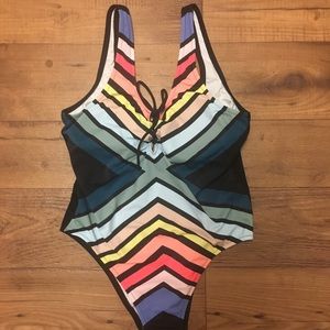 VS Rainbow one piece swimsuit - never worn