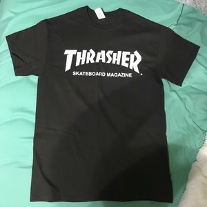 Men's Thrasher dark brown shirt