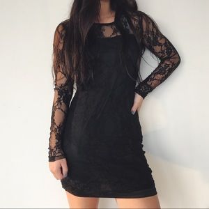 Black Lace Dress
