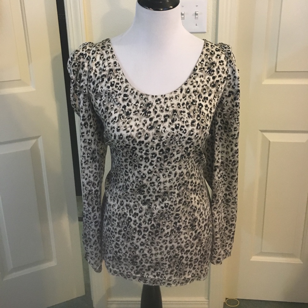 LOFT size 14 leopard print blouse