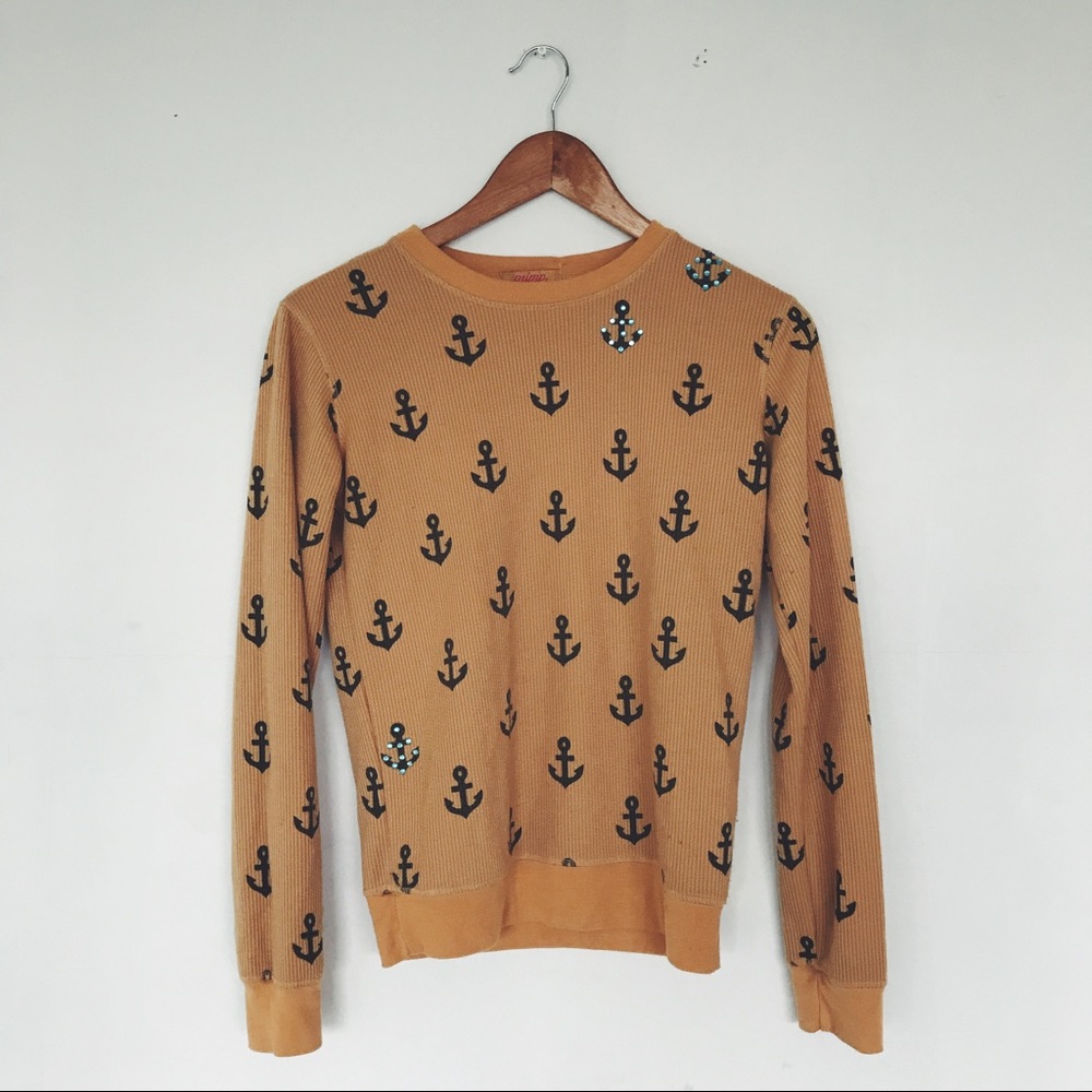 Yellow Anchor Sweater