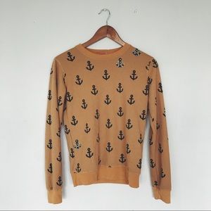 Yellow Anchor Sweater