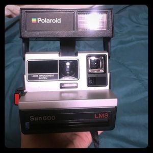 Polaroid 600 with cute MTV case