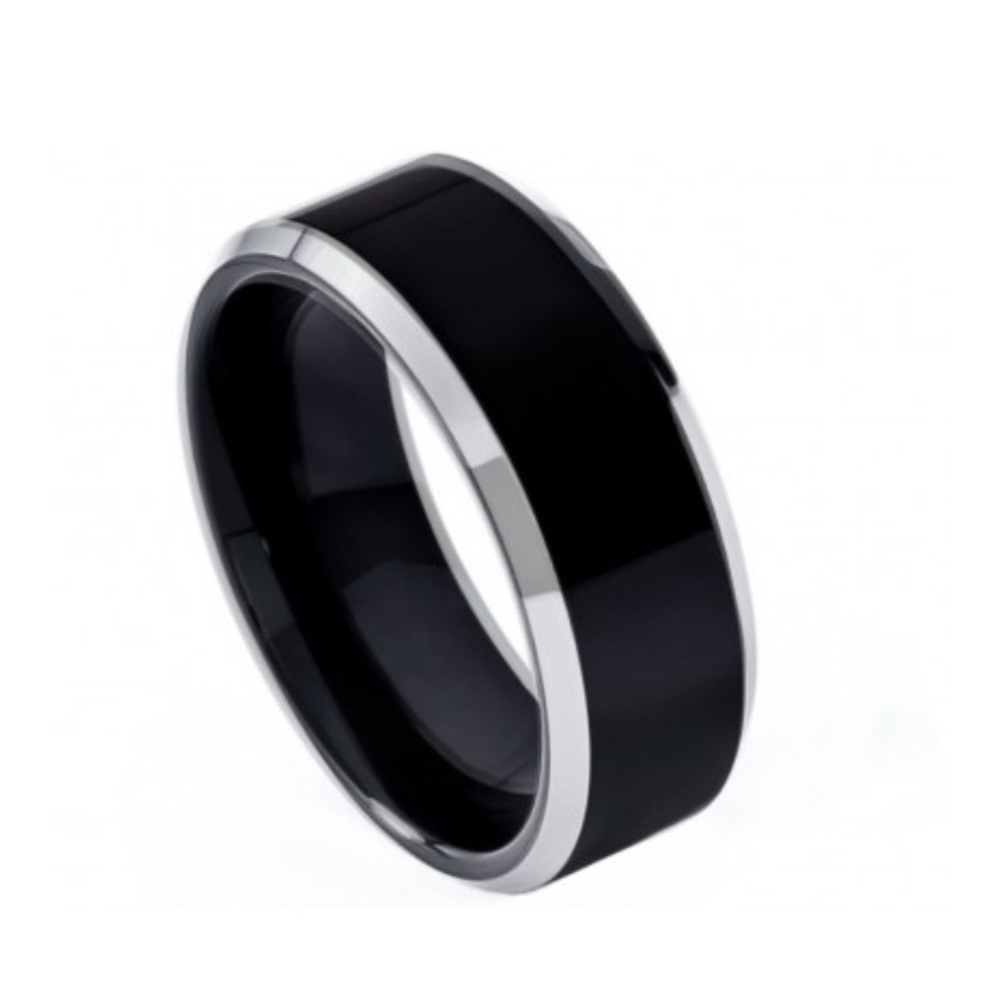 Black tungsten ring