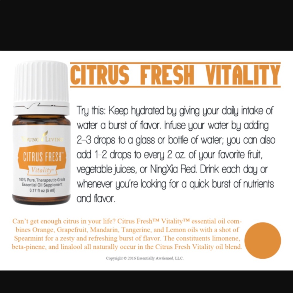 Citrus fresh vitality 5ml✨