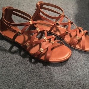 Merona Gladiator Sandals Brown