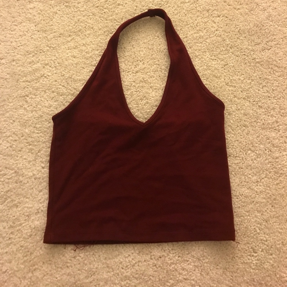 Brandy Melville red halter top