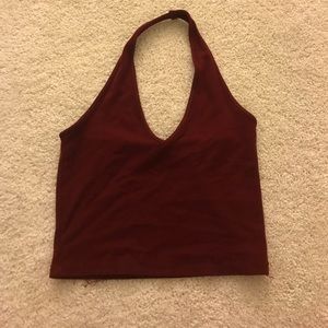 Brandy Melville red halter top