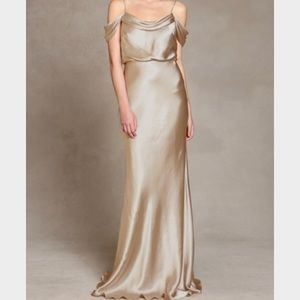 Jenny Yoo Sabine champagne dress