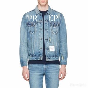 Prep Coterie PREP Distressed Denim Jacket