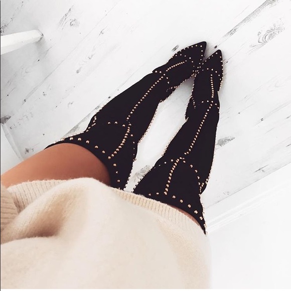PRE-ORDER Studded thigh high - Picture 2 of 5