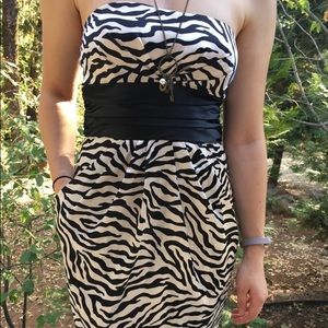 Zebra Print Dress