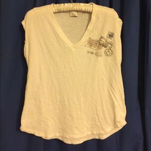 Anthro Anthropologie Cream/off-white top small
