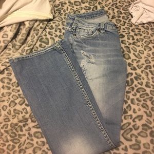 Silver jeans