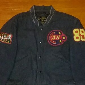 jv bad boyz company | Jackets & Coats | Vintage Letterman Jacket | Poshmark