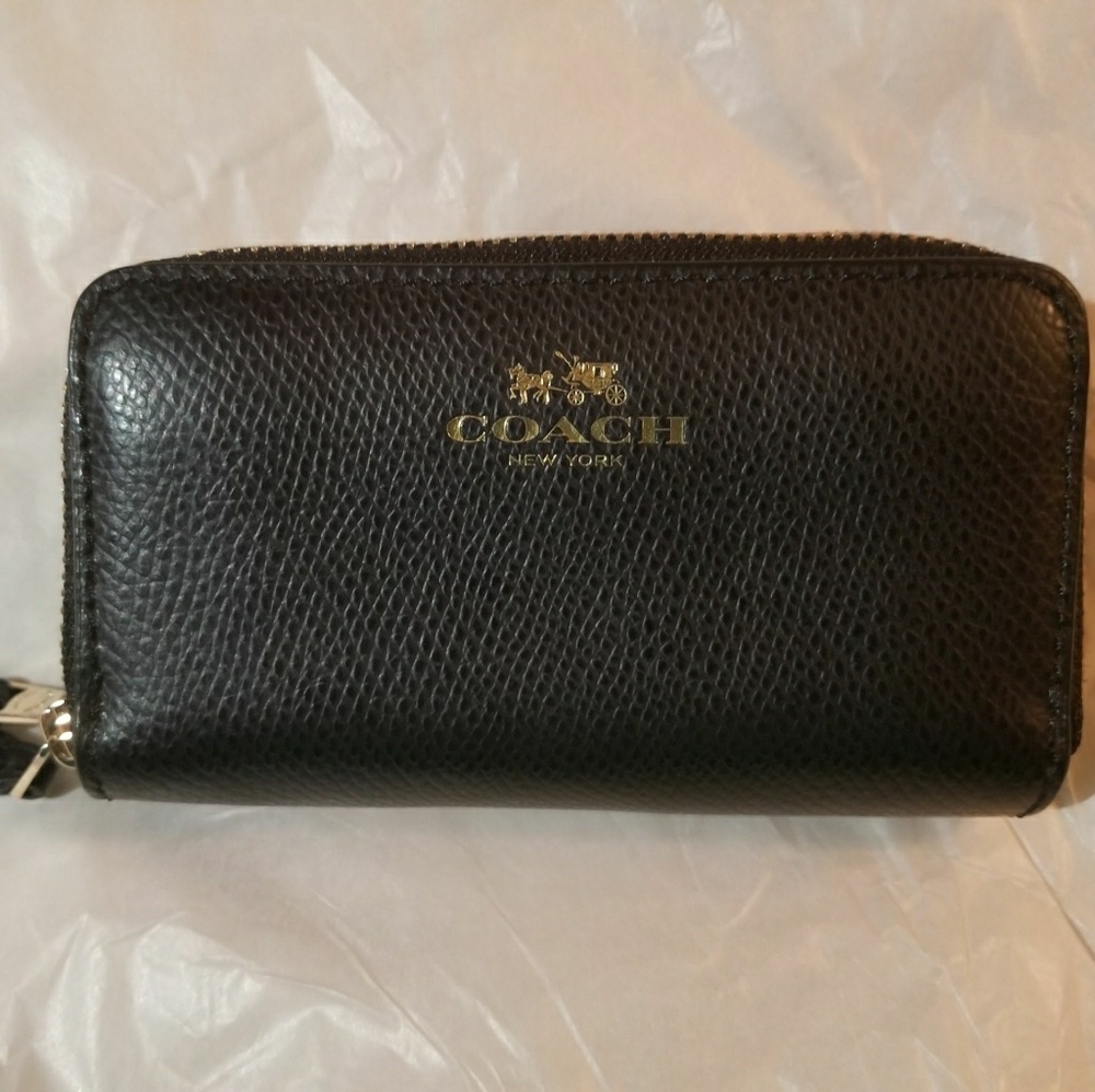 Mini Coach Black Wallet
