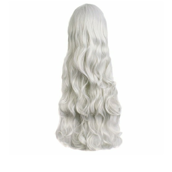 White Gray Beauty  Wig