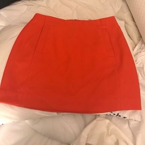 Orange Banana Republic Skirt