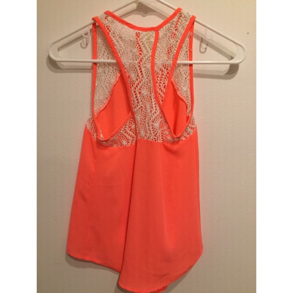 Pink Cross-Back Tank Top - Picture 2 of 2