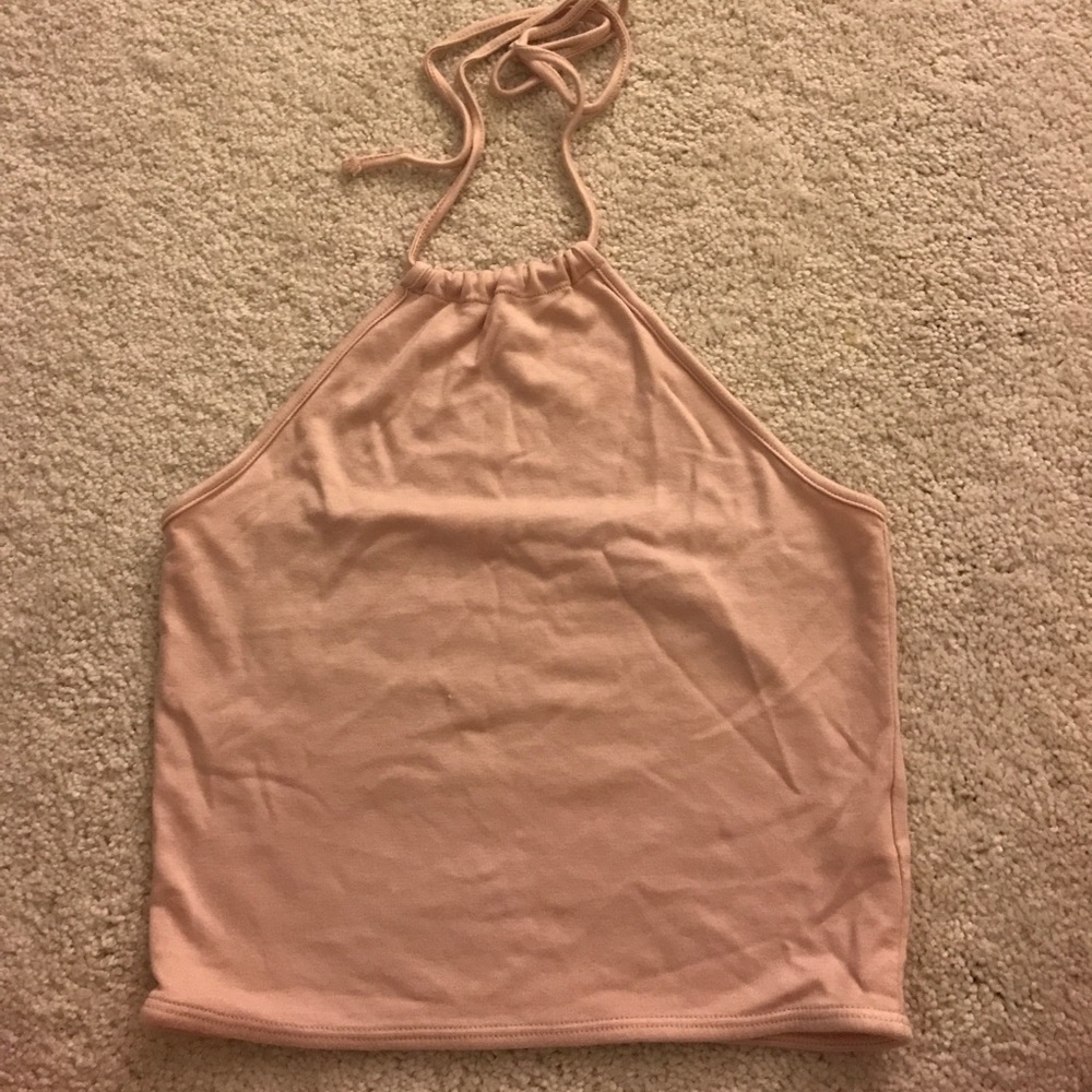 Brandy Melville pink halter top