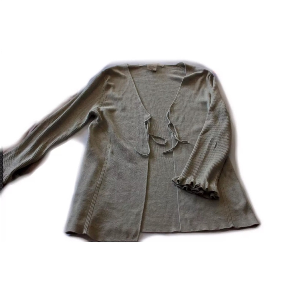 Max Studio Silk cardigan