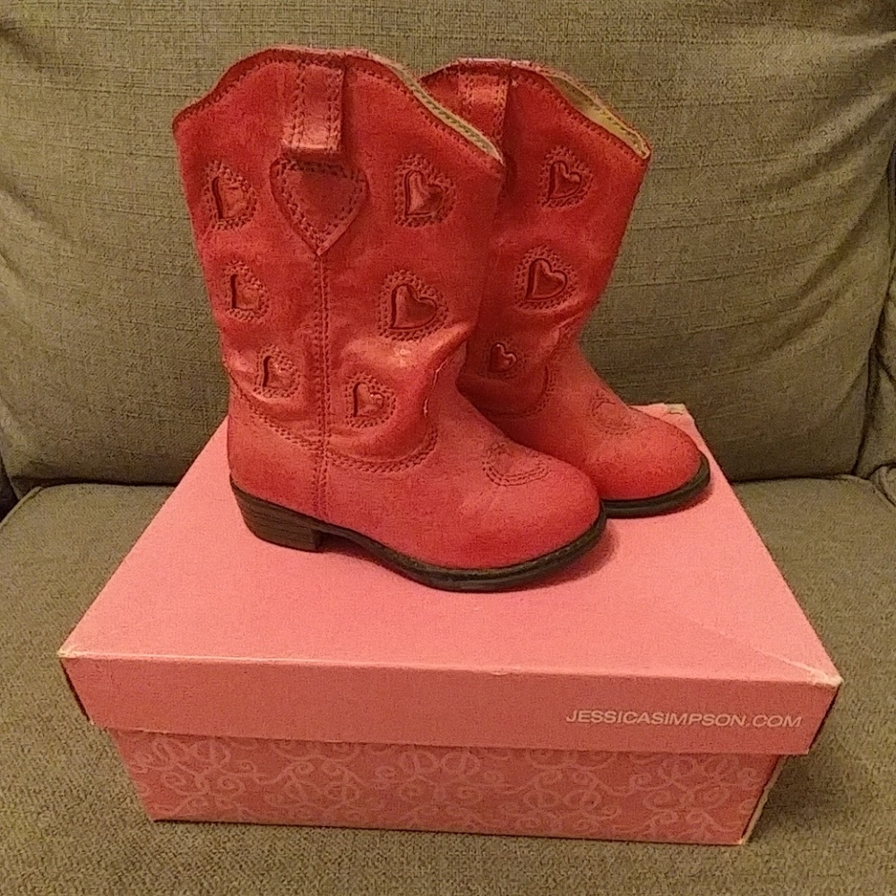 Jessica Simpson Kendelle Western Heart Boot