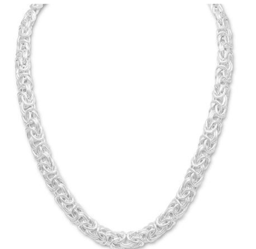 BYZANTINE STERLING SILVER NECKLACE