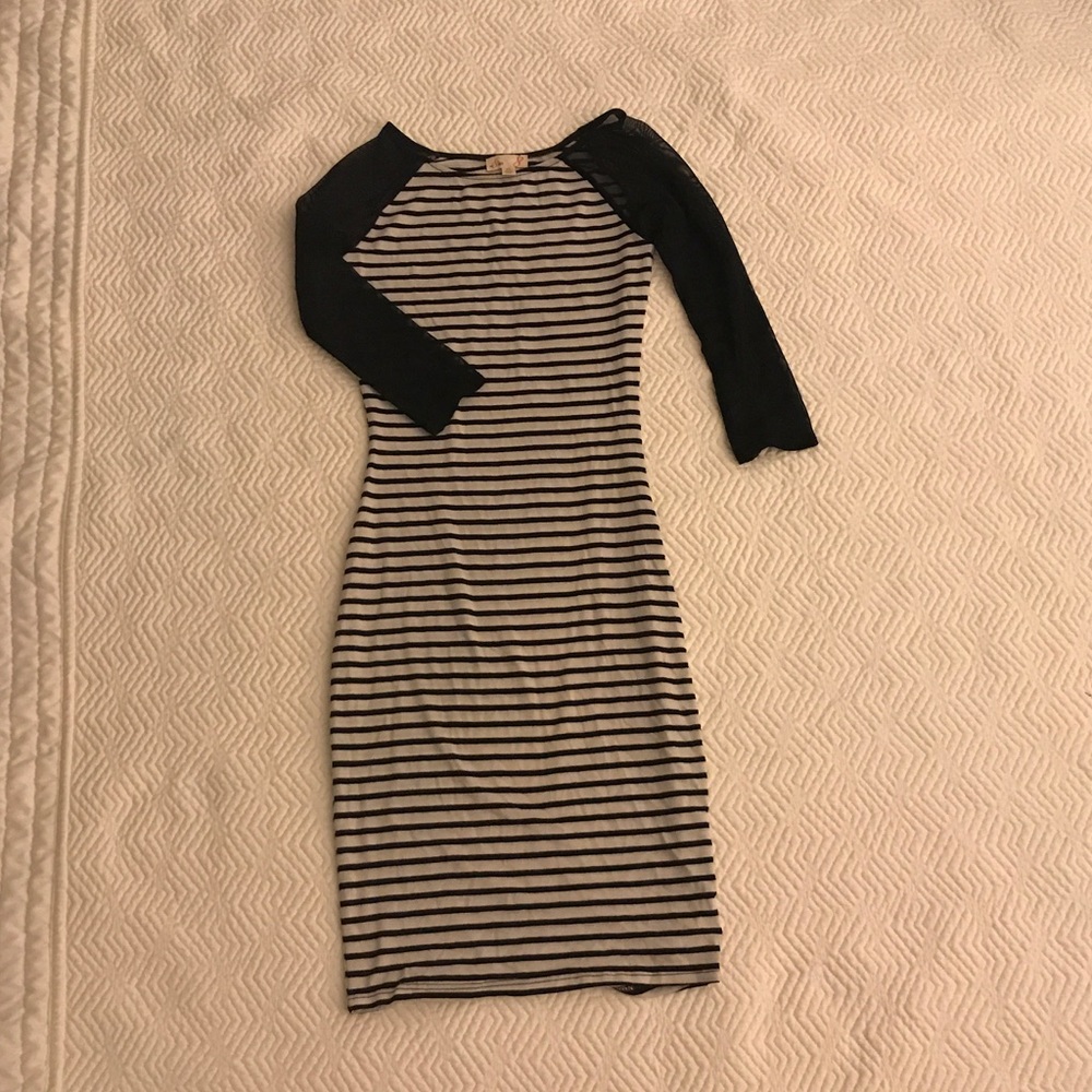 Striped Midi Dress