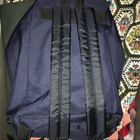 90s Vintage Backpack Hiking Backpack Camping Suede Cinch Tote Bag - Picture 2 of 4