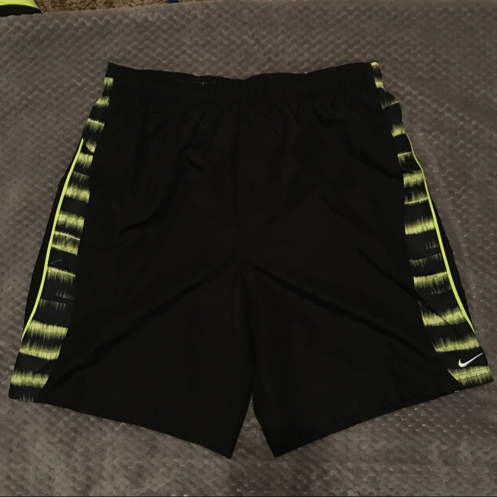 Nike Swim Black/Yellow Large