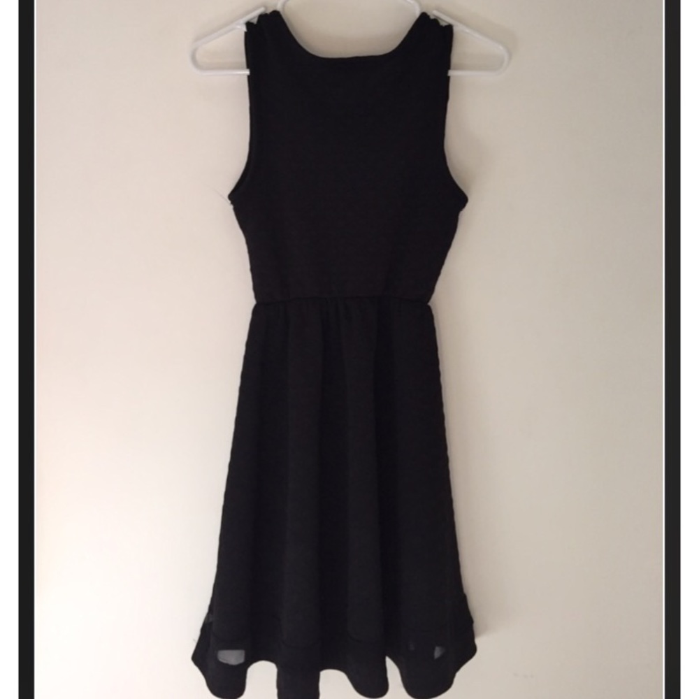 Black Mesh Dress