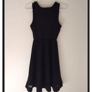Black Mesh Dress