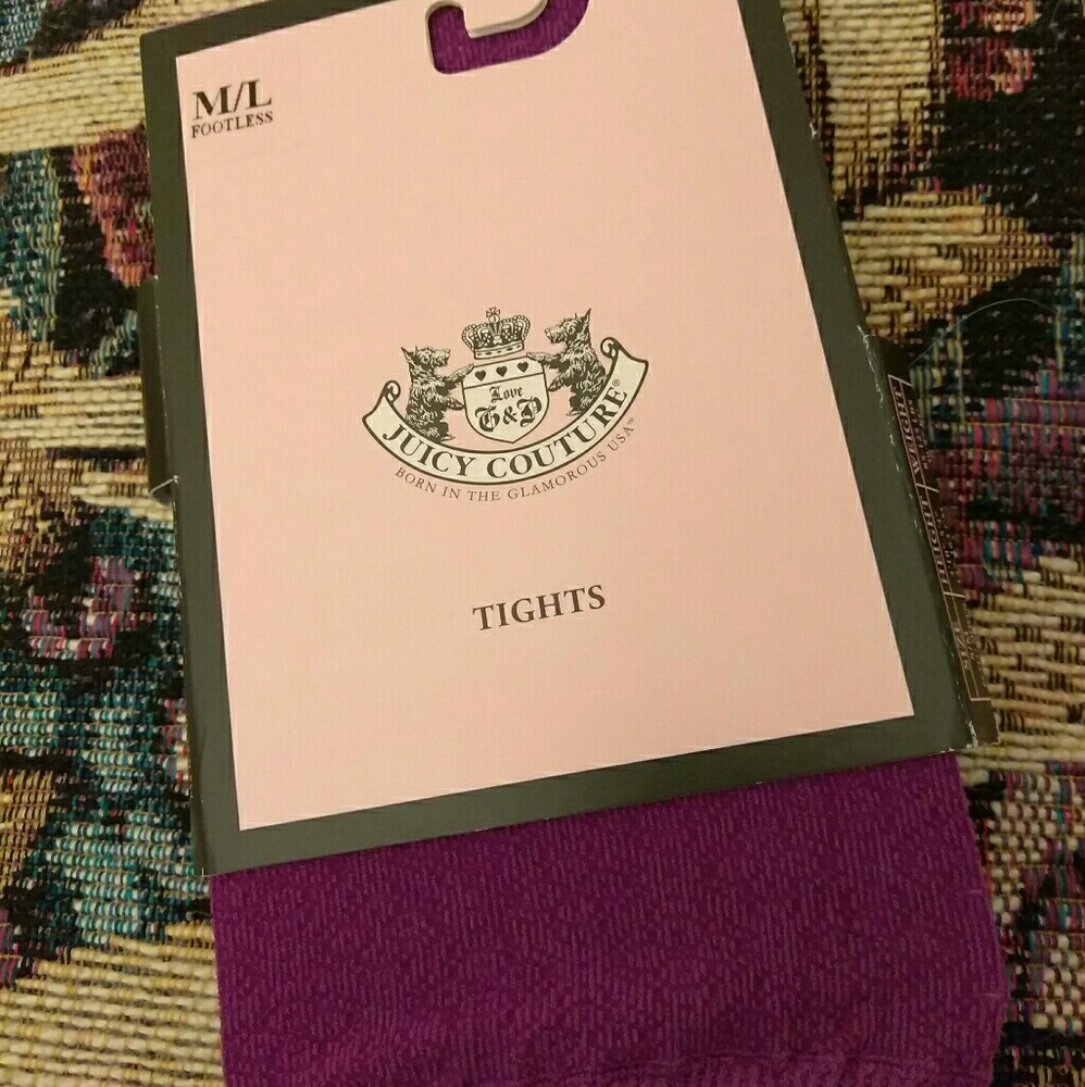 60% PRICE DROP! Juicy Couture footless tights