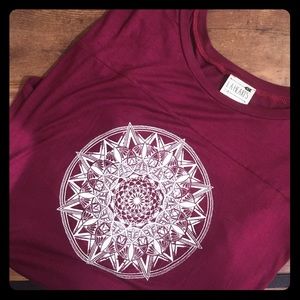 LA Hearts 3/4 sleeve Shirt