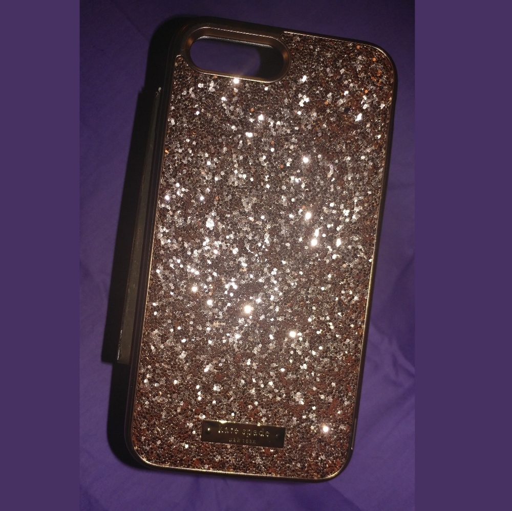 Kate Spade Rose Gold Glitter Iphone 7 Plus Case