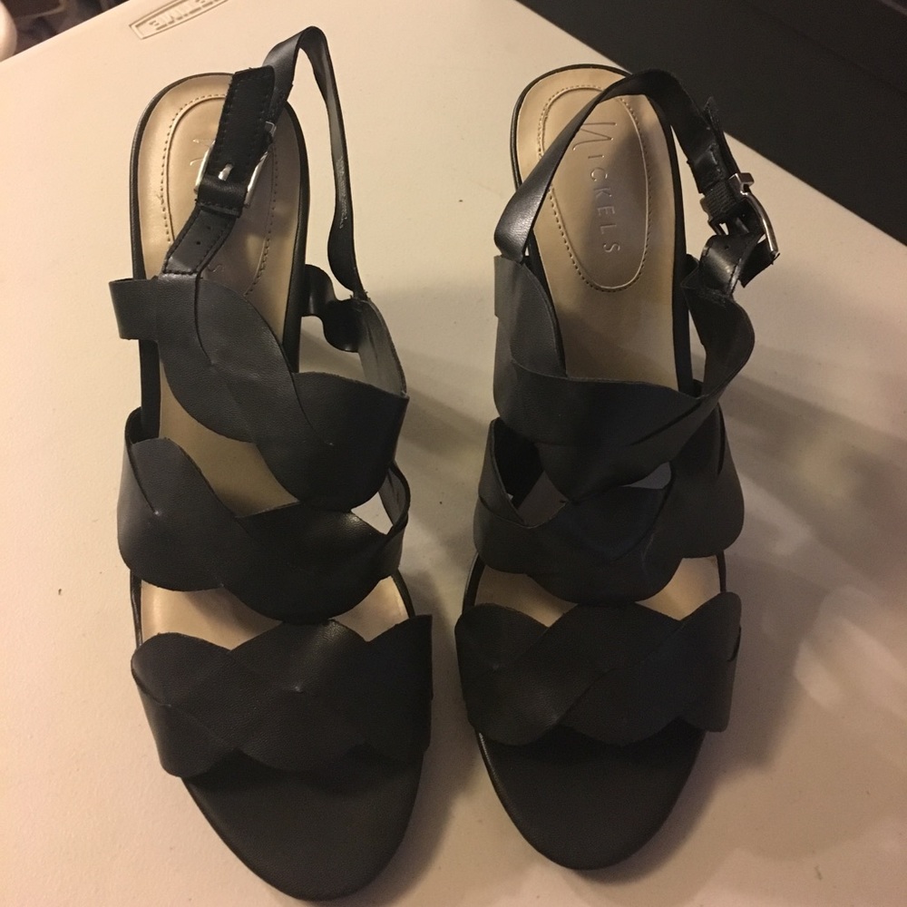 Nickels "Janna" Black Heels