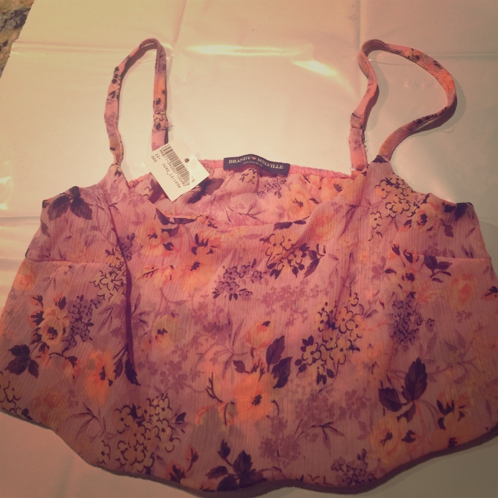 Randy Melville floral tank top