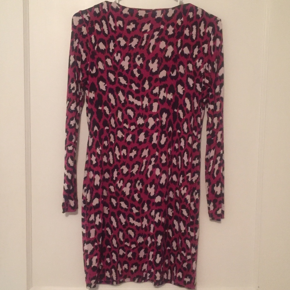 ❗️SOLD❗️DVF Reina Dress in Cat Rouge - Picture 4 of 4