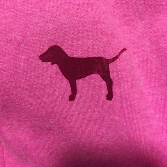 SOLD Rare VS Pink fur lined hoodie - Picture 3 of 4