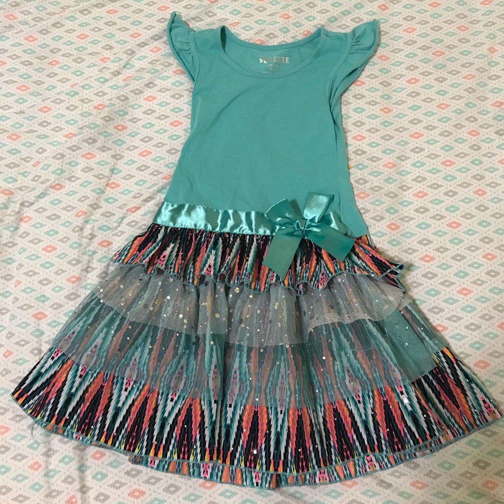 Fun teal dress