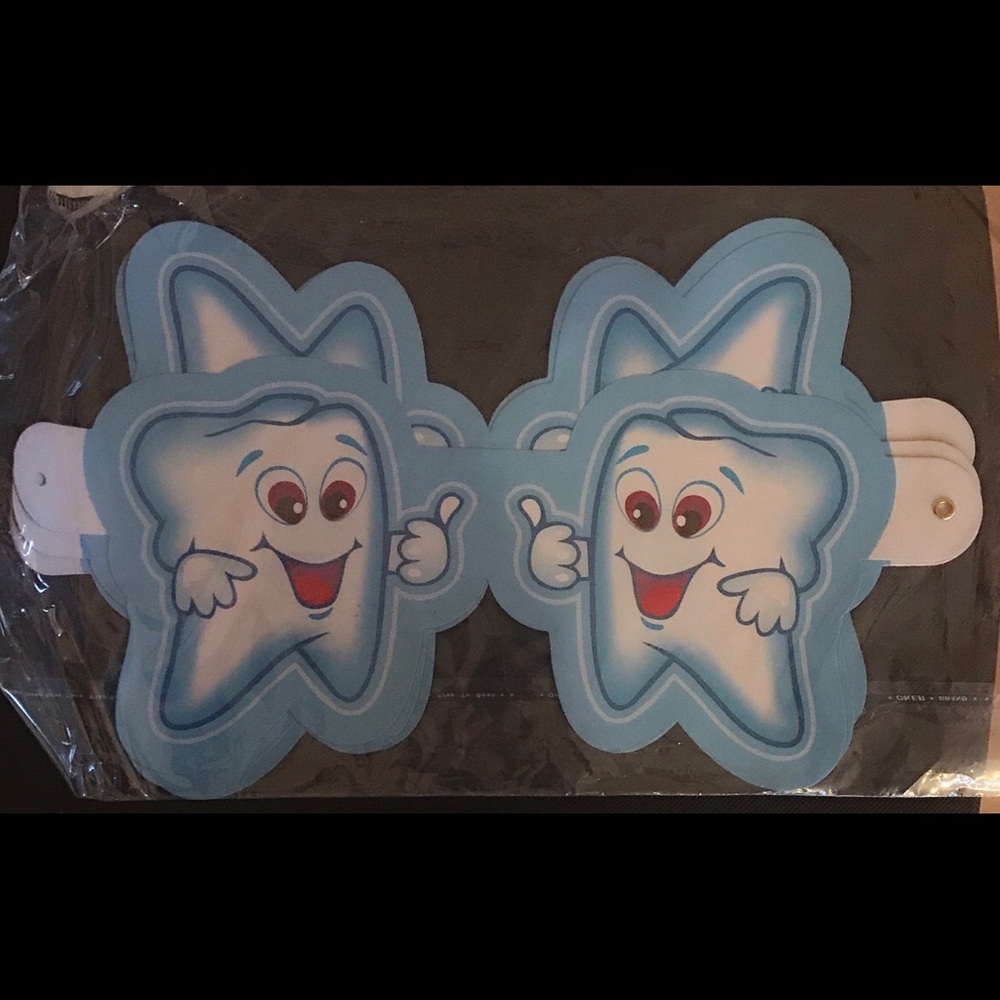 1 st tooth party banner