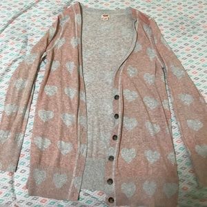 Heart cardigans