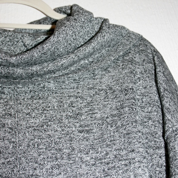 Marled Rib Trim Cowl Neck Sweater NWT - Picture 3 of 8