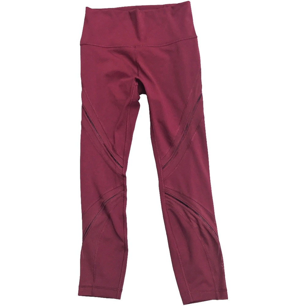Lululemon High Times Pant Metta Red Grape Size 8