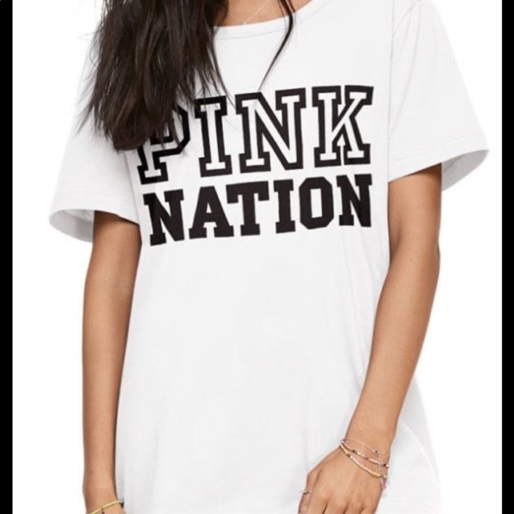 VS PINK STRAPPY BACK TEE ( NEW!!) (UNOPENED)